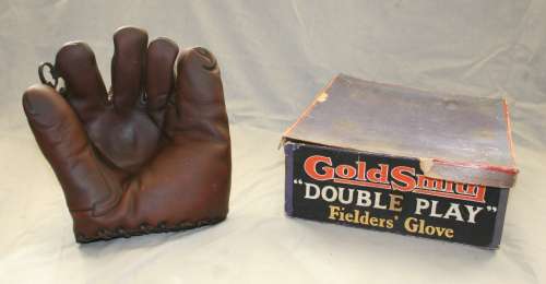 Hugh Critz Horace Ford Goldsmith KB Double Play With Box